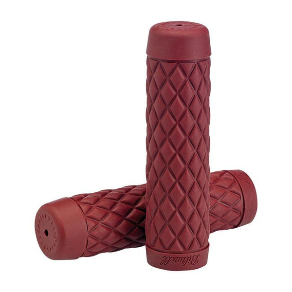 Biltwell TPV Torker Motorcycle Grips 7/8" (22mm) Oxblood