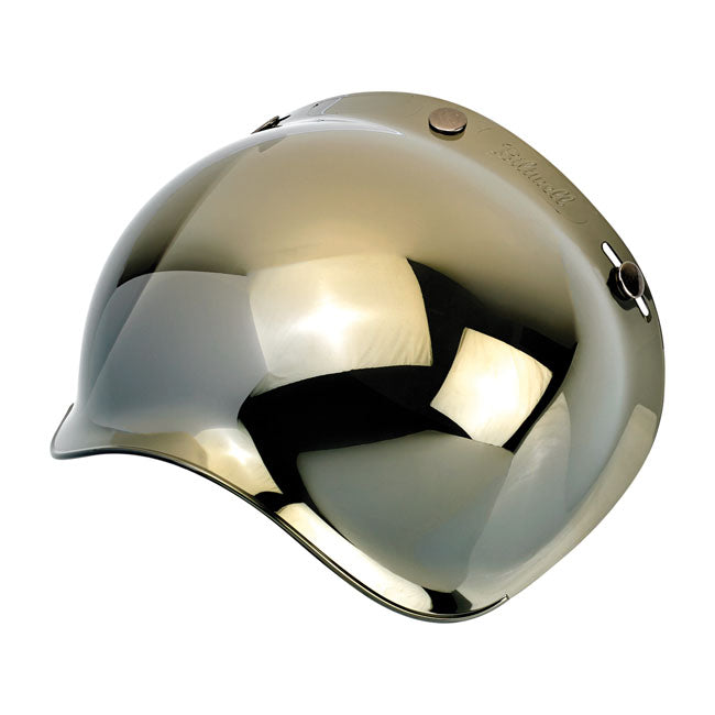 Biltwell Visor Gold Biltwell Anti-Fog Bubble Visor for Open Helmets Customhoj