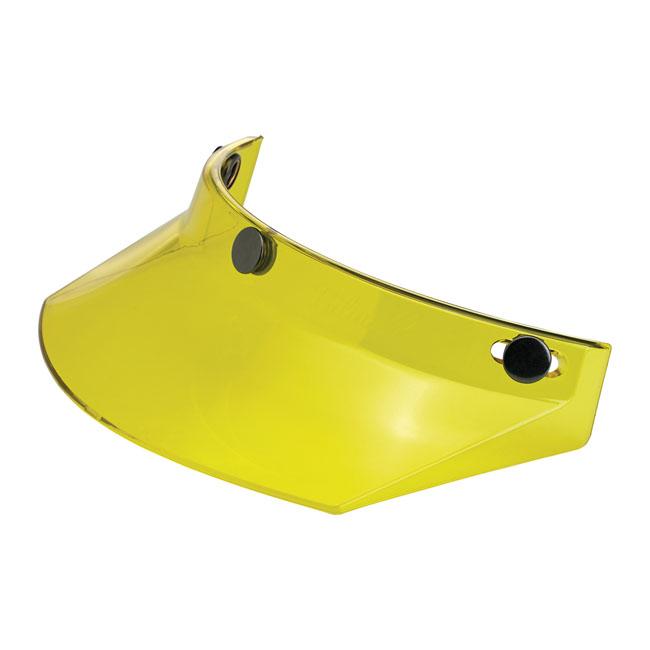Biltwell Visor Yellow translucent Biltwell Moto Helmet Visor Customhoj