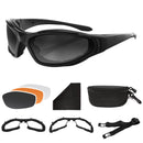 Bobster Raptor II Convertible Motorcycle Glasses  - Customhoj