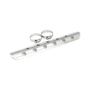 Bullet Hole Universal Motorcycle Exhaust Heat Shield Chrome / 1 3/4" (4.4cm) / 14" (35.5cm)  - Customhoj