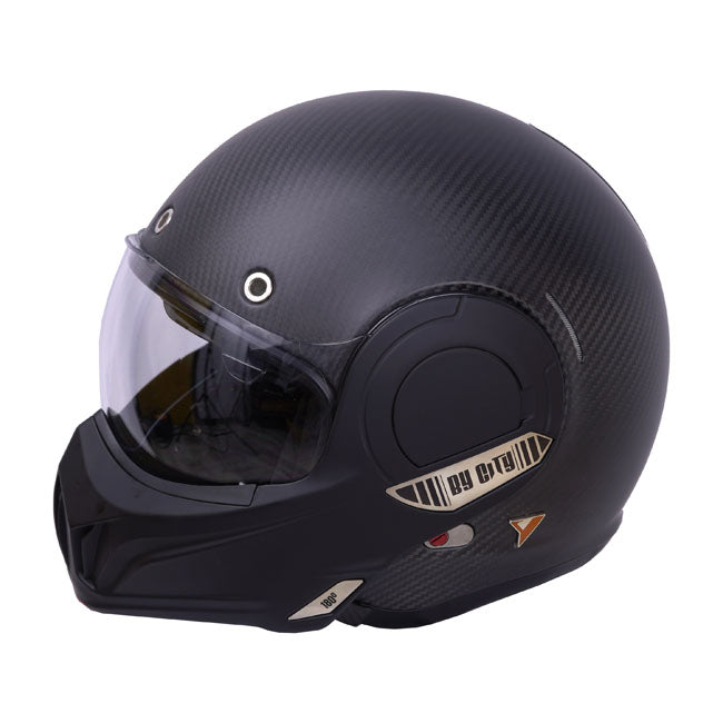 By City 180 Tech Modular / Flip-up Motorcycle Helmet Carbon / XS (53-54cm)