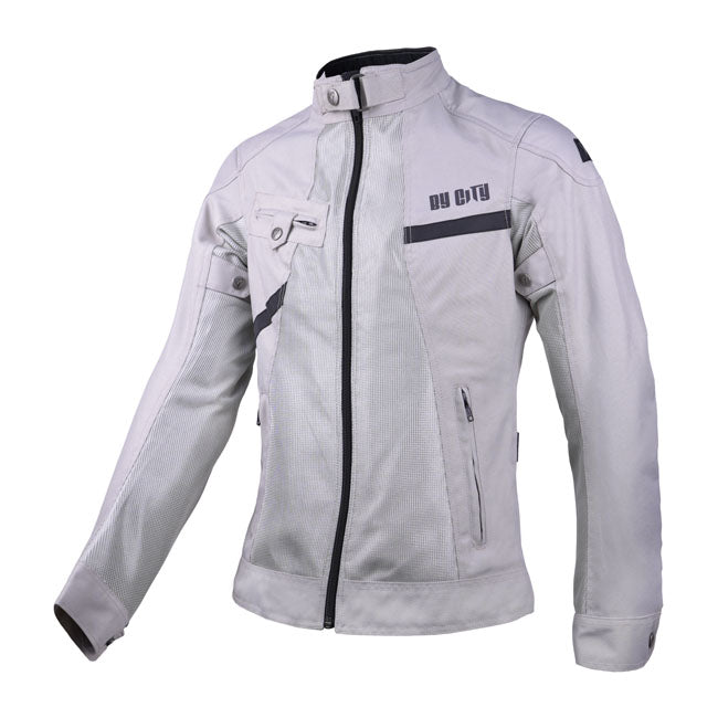 By City Protective Jacket Ladies Silver / XS By City Summer Route Ladies Motorcycle Jacket Customhoj