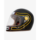 By City Roadster III Integral Motorcycle Helmet Black/Yellow / XS (53-54cm)  - Customhoj
