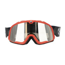 By City Roadster Motorcycle Goggles Red  - Customhoj