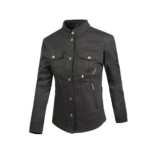 By City SUV Ladies Motorcycle Shirt Black / XS
