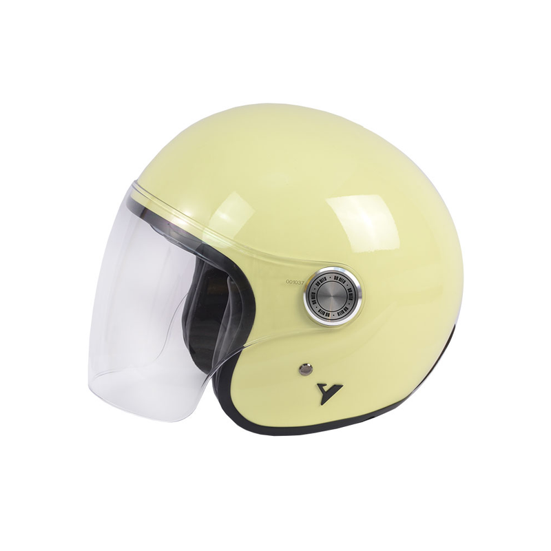 By City The City Open Motorcycle Helmet Gloss Beige / XS (53-54cm)