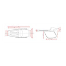 C-Racer Bolntor SCR51 Flat Track Seat Dark Brown