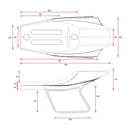 C-Racer Flat Racer SCR141 Motorcycle Seat  - Customhoj