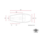 C-Racer Flat Racer SCR41 Motorcycle Seat  - Customhoj