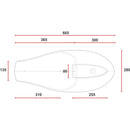 C-Racer Neo Classic Cafe Racer Motorcycle Seat  - Customhoj