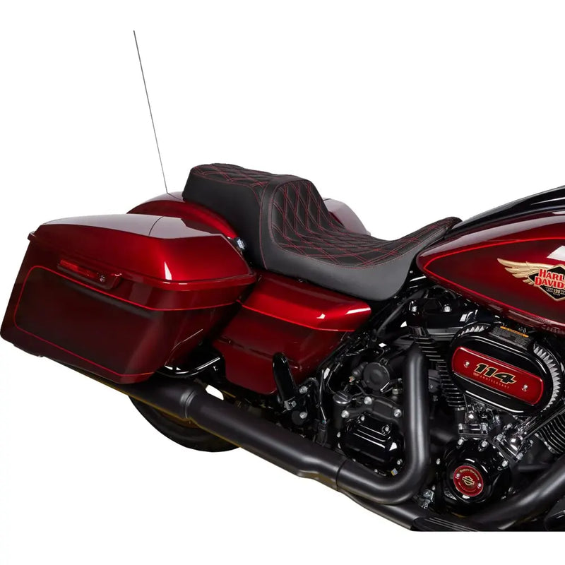 Drag Specialties Performance Predator 1-Up Sadel till Harley 