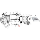 Cam Drive / Cover Parts Diagram Exploded View for Harley Shovelhead & Evolution Big Twin 24) 50-E77 Big Twin (with steel breather valve only). Steel breather valve thrust washers (.110"). Replaces OEM: 25316-52