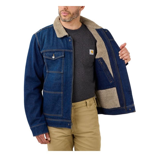 Carhartt Denim Sherpa Lined Jacket