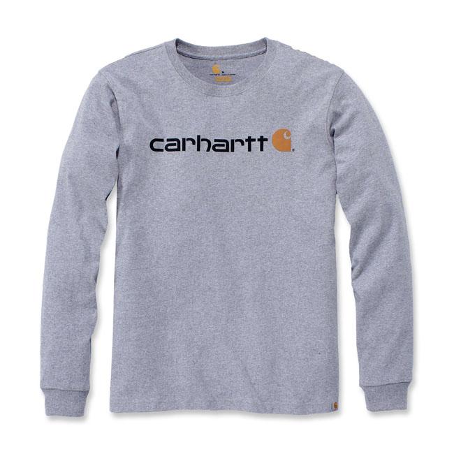Carhartt Longsleeve Gray / S Carhartt Core Logo Longsleeve Customhoj