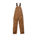 Carhartt Relaxed Fit Duck Bib Overall Brown / 30 / 32
