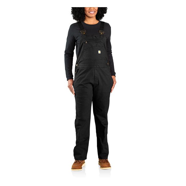 Carhartt Relaxed Fit Women Denim Bib Overall Black