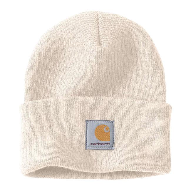 Carhartt Rib Knit Watch Hat Winter White