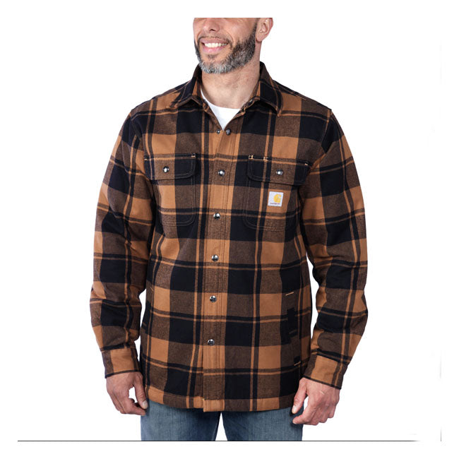 Carhartt Sherpa Lined Flannel Plaid Shirt