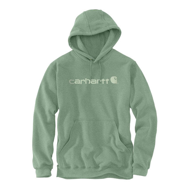 Carhartt Signature Logo Hoodie Loden Frost Heather / S