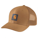 Carhartt Twill Mesh Back Logo Patch Cap Brown  - Customhoj