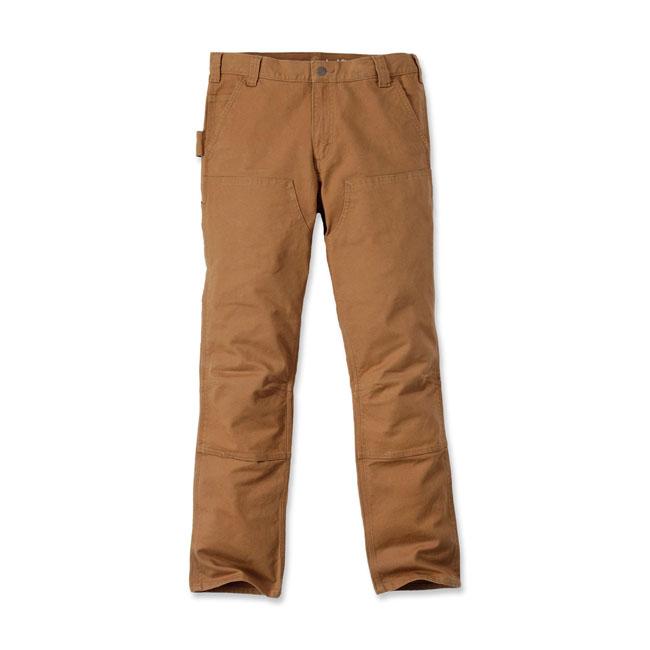 Carhartt Work Pants Stretch Duck Double Front Brown / 30 / 32