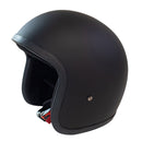 Cavalero Slimline Low Profile Open Jet Helmet Matte Black (without visor buttons) / S (53-54cm)  - Customhoj