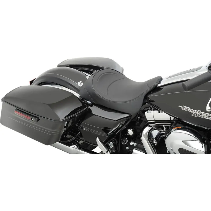 Drag Specialties Ryggstödsförberedd Solo Sadel till Harley
