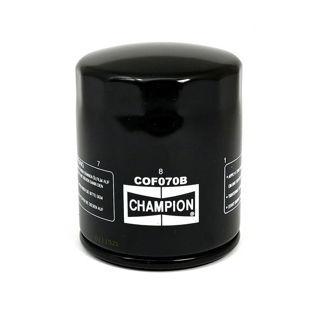 Champion Oil Filter for Harley 84-99 Evolution Big Twin / Black