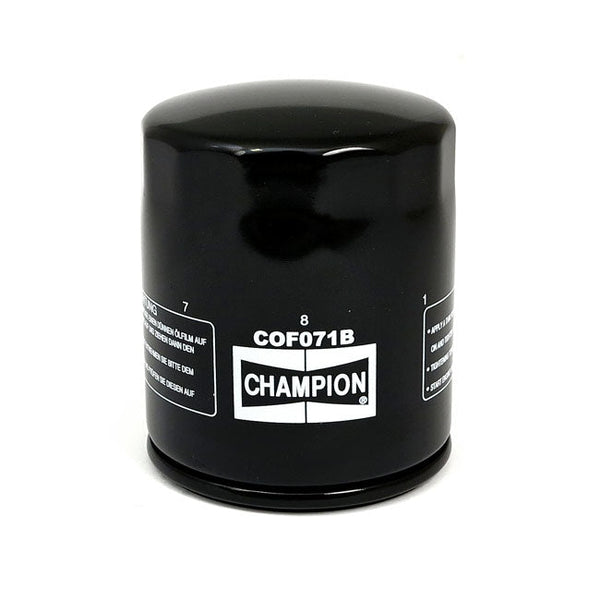 Champion Oil Filter Harley 17‑23 M8 / Milwaukee Eight / Black Champion Oil Filter for Harley Customhoj