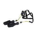 COB LED Motorcycle Turn Signals / Position Lights Black