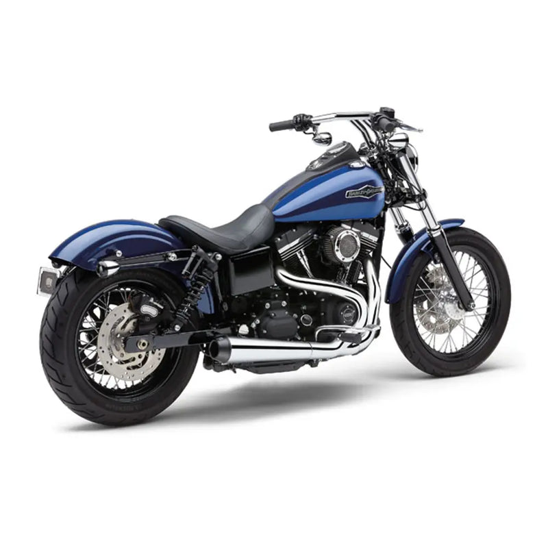Cobra El Diablo 2-into-1 Exhaust for Harley 12-17 Dyna / Chrome  - Customhoj