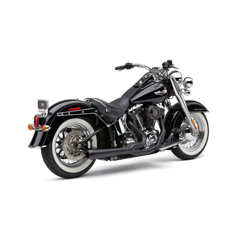 Cobra El Diablo 2-into-1 Exhaust for Harley 12-17 Softail / Black  - Customhoj
