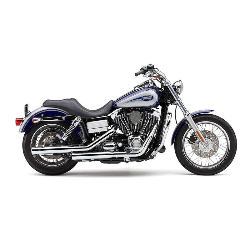 Cobra NH Neighbor Haters Slip-On Mufflers for Harley 91-16 Dyna (excl. 08-16 FXDF; 10-16 FXDWG; 2016 FXDLS) / Chrome