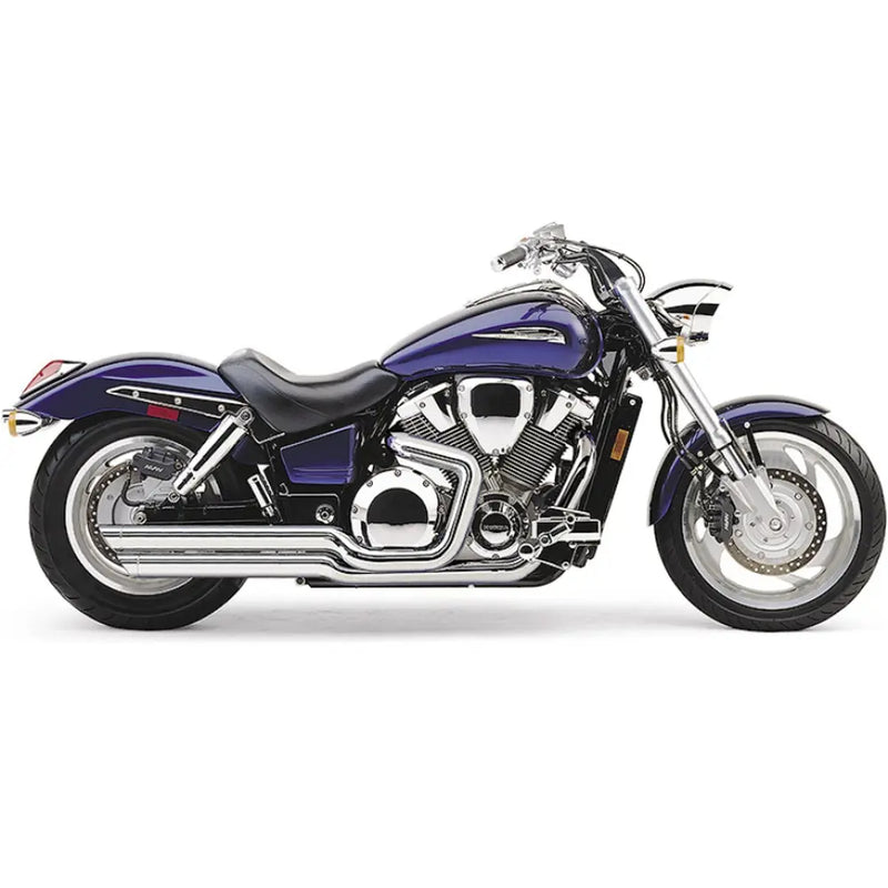 Cobra Speedster Slashdown Exhaust Chrome for Honda 01-08 VTX1800 C / F  - Customhoj