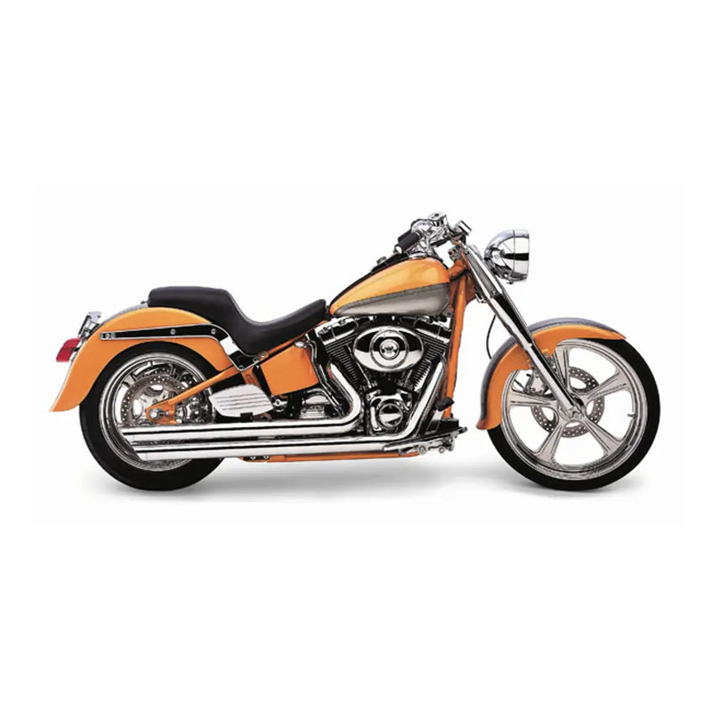 Cobra Speedster Slashdown Exhaust for Harley 07-11 Softail (excl. Rocker) / Chrome  - Customhoj