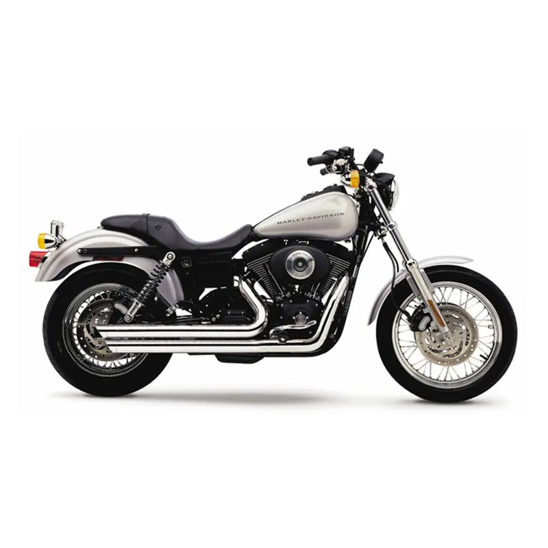 Cobra Speedster Slashdown Exhaust for Harley 91-05 Dyna / Chrome  - Customhoj