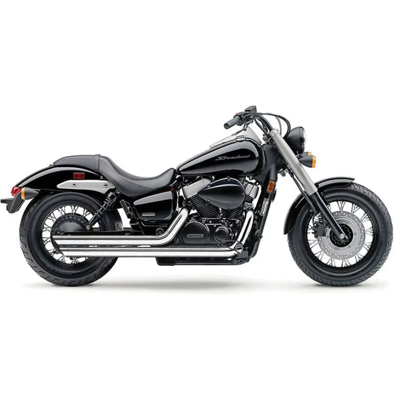 Cobra Streetrod Slash Cut Exhaust for Honda 08-16 VT750 Aero / Chrome  - Customhoj