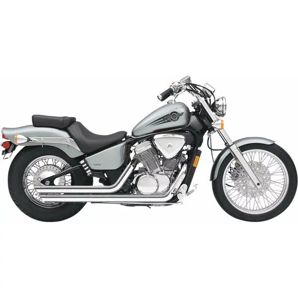 Cobra Streetrod Slash Cut Exhaust for Honda 88-07 VT600C / VLX600CD Shadow / Chrome  - Customhoj