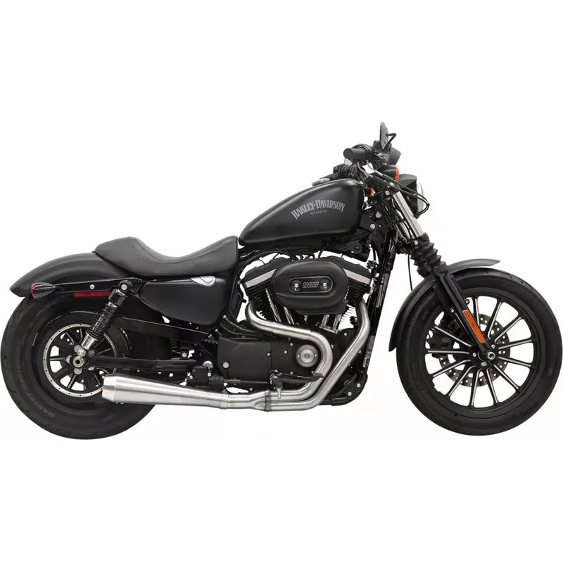 Bassani Road Rage III Rostfritt 2-till-1 Avgassystem till Harley