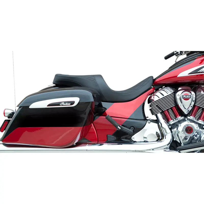 Drag Specialties Low Profile Touring Forward Sadel till Indian