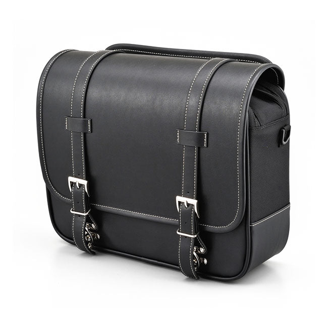 Daytona Universal Motorcycle Saddlebag Black  - Customhoj