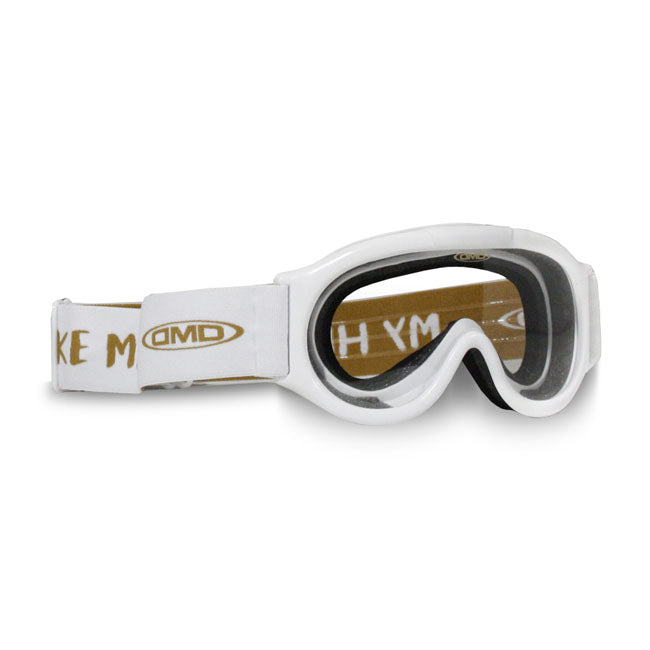 DMD Ghost Motorcycle Goggles White / Clear