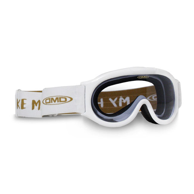 DMD Ghost Motorcycle Goggles White / Tinted