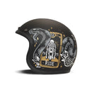 DMD Retro Graphic Open Motorcycle Helmet  - Customhoj