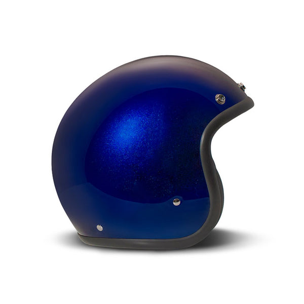 DMD Retro Radiant Open Motorcycle Helmet Deep Blue / XS (54cm)