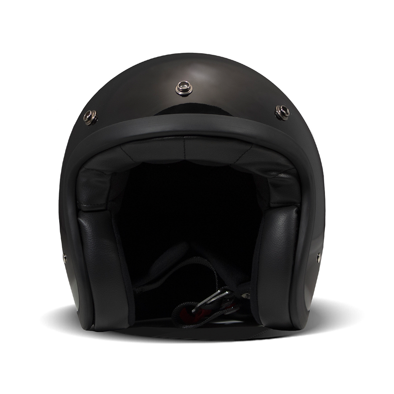 DMD Vintage Open Helmet Solid Black