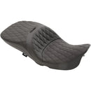 Drag Specialties Large Touring Seat for Harley 97-07 Touring / Double Diamond Black  - Customhoj