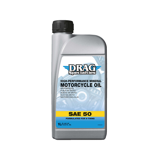 Drag Specialties Motor Oil Mineral SAE 50 1L
