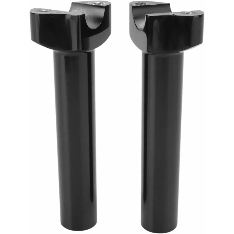 Drag Specialties OEM Style Aluminium Handlebar Risers without Top Clamp Black / 6.5" (16.5cm)